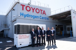 EODev x Toyota Australia - picture in front a power generator GEHE