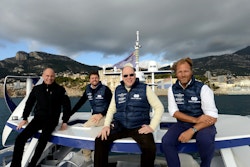 Energy Observer's team with Bertrand Piccard and HSH Albert II of Monaco