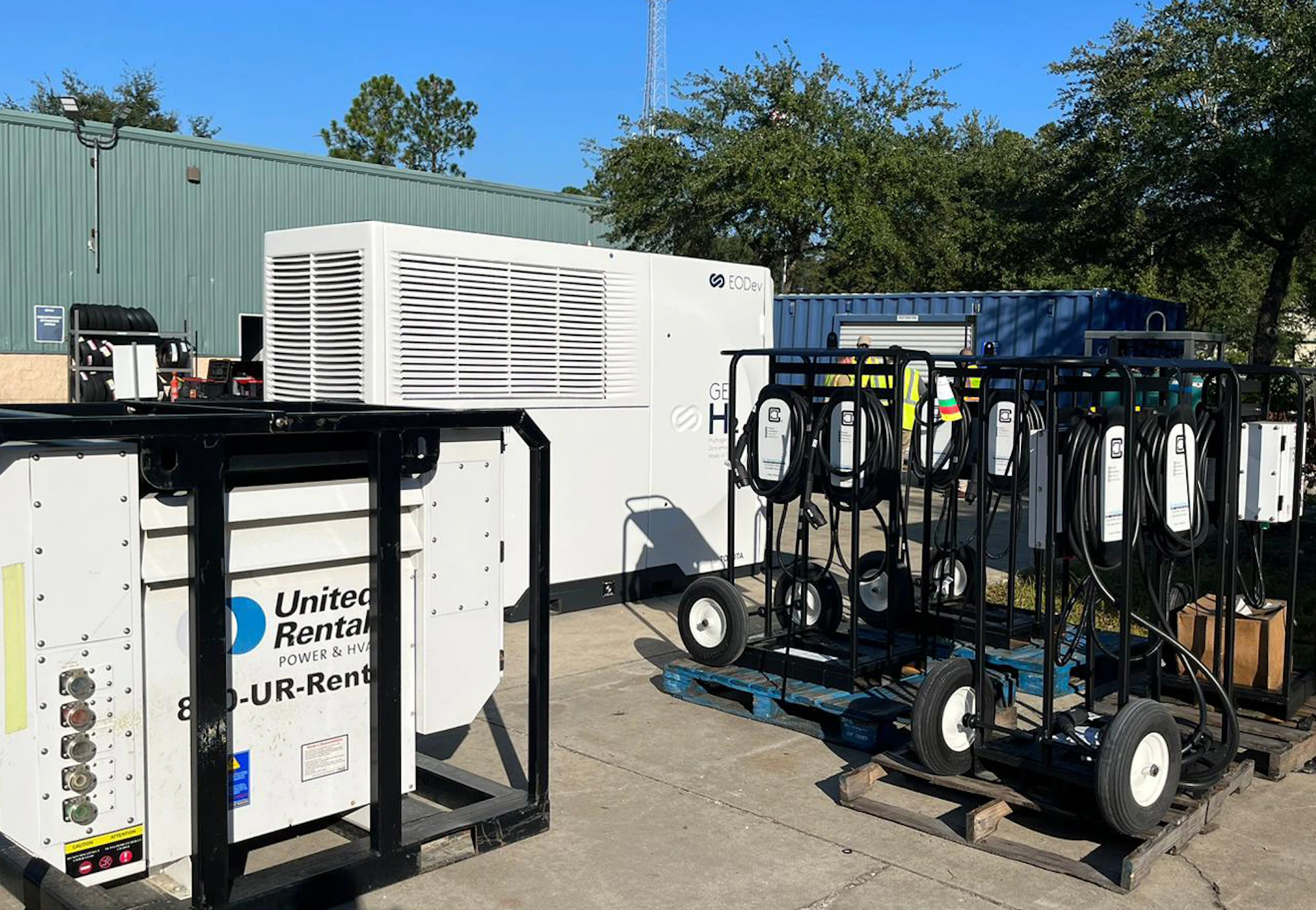 United Rentals to acquire EODev GEH2 Hydrogen Power Generators